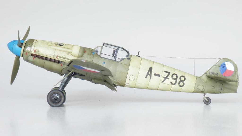 Eduard Hybrid Edition Avia Plastic Model Kit EDU948011 1/48 S-199 (Erla Canopy) (Airplane)