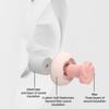 Slow Rebound Ear Plugs Memory Earplugs Noise Reduction Ear Plug Sleep Anti Noise Travel Portable with 3D Eye Mask Silk Eye Patch
