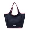 Dopamine Contrasting Color Large-capacity Tote Bag Summer New Simple Temperament Lazy Wind Shoulder Bag