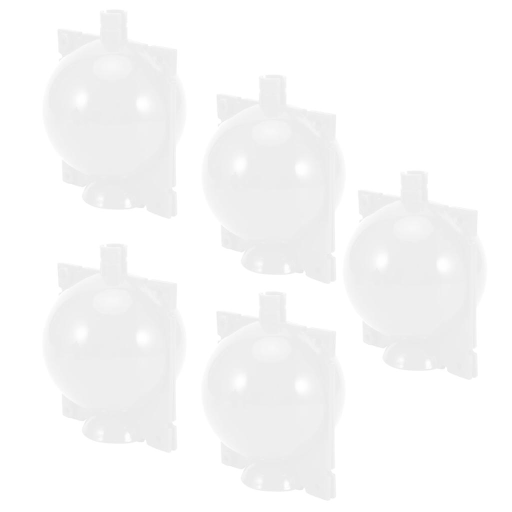 5 Set Reusable Plant Grafting Cutting Rooting Device High Pressure Propagation Ball for Various PlantsTransparent