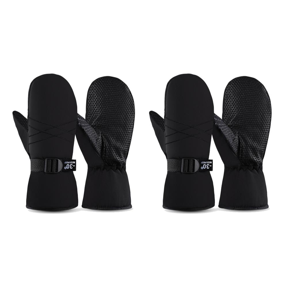 

Ski Mittens Waterproof Snow Gloves Windproof Winter Gloves Thermal Cycling Gloves Cold Weather Gloves for Men & Women