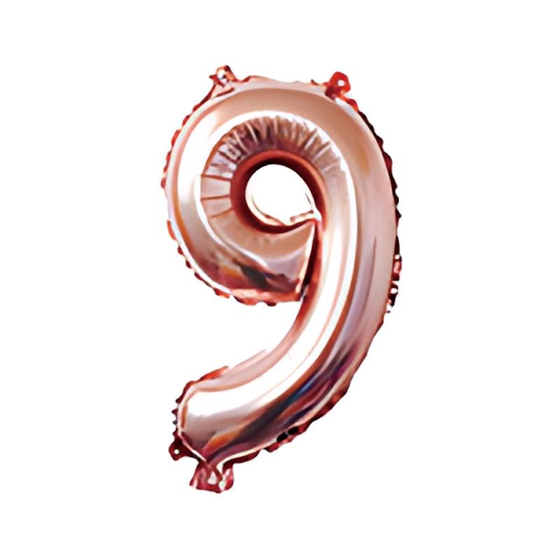 32-Inch Body Shaping Numeric Balloons - Gold & Silver, Floating Birthday & Celebration Decor