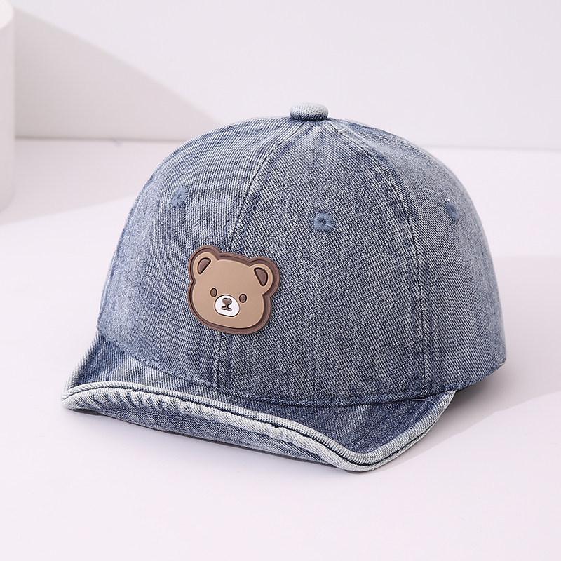 Casquette de Baseball en Jean Style Coréen INS pour Bébé - Chapeau à Visière Souple pour Garçons et Filles, Printemps/Automne