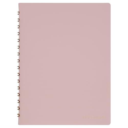Maruman Septcouleur A6 Grid Notebook 100 Sheets Graceful Lilac 3mm Grid Twin Wire N769-10