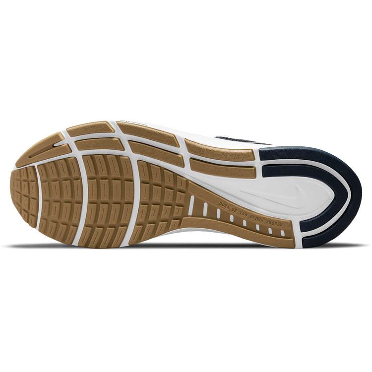 Nike Air Zoom Structure 24 Thunder Blue Herre Sneakers Svart Dark-Obsidian Ulvegrå DA8535-400