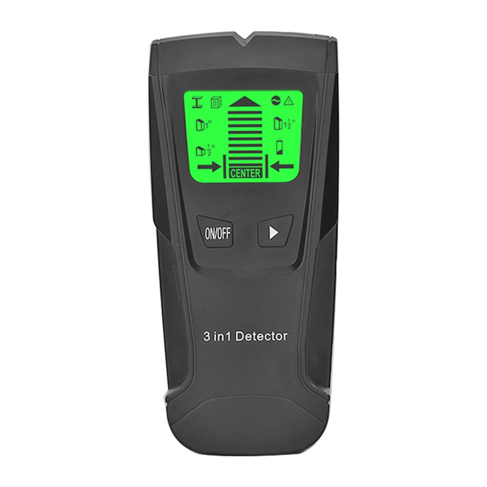 

3 In1 Detector Stud Detector Sensor Wall Scanner-Electronic Stud Sensor Metal One Size чорний