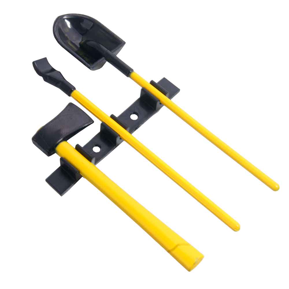 6pcs 1/10 Scale Garage Accessories Tools Hi-Lift Jack Winch Shovel Jerry Can Axe Toy for RC Crawler Truck SCX10 TRX4 D90 CC01