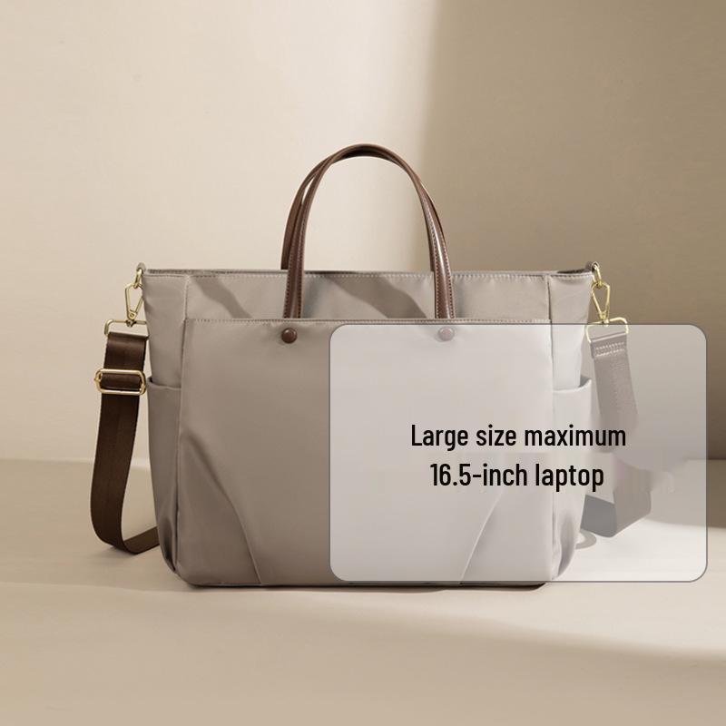 Damen Laptop Schultertasche - Große Kapazität 15,6" Aktentasche Tote