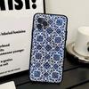 Portuguese Glazed Tiles Phone Case For IPhone 17 16 14 15 13 12 11 Pro Max Plus Silicone Soft Cover