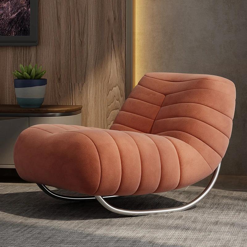 For Sillas reclinables diseño de lujo, tumbonasdiseño moderno nórdico, muebles cómodos  para sala estar