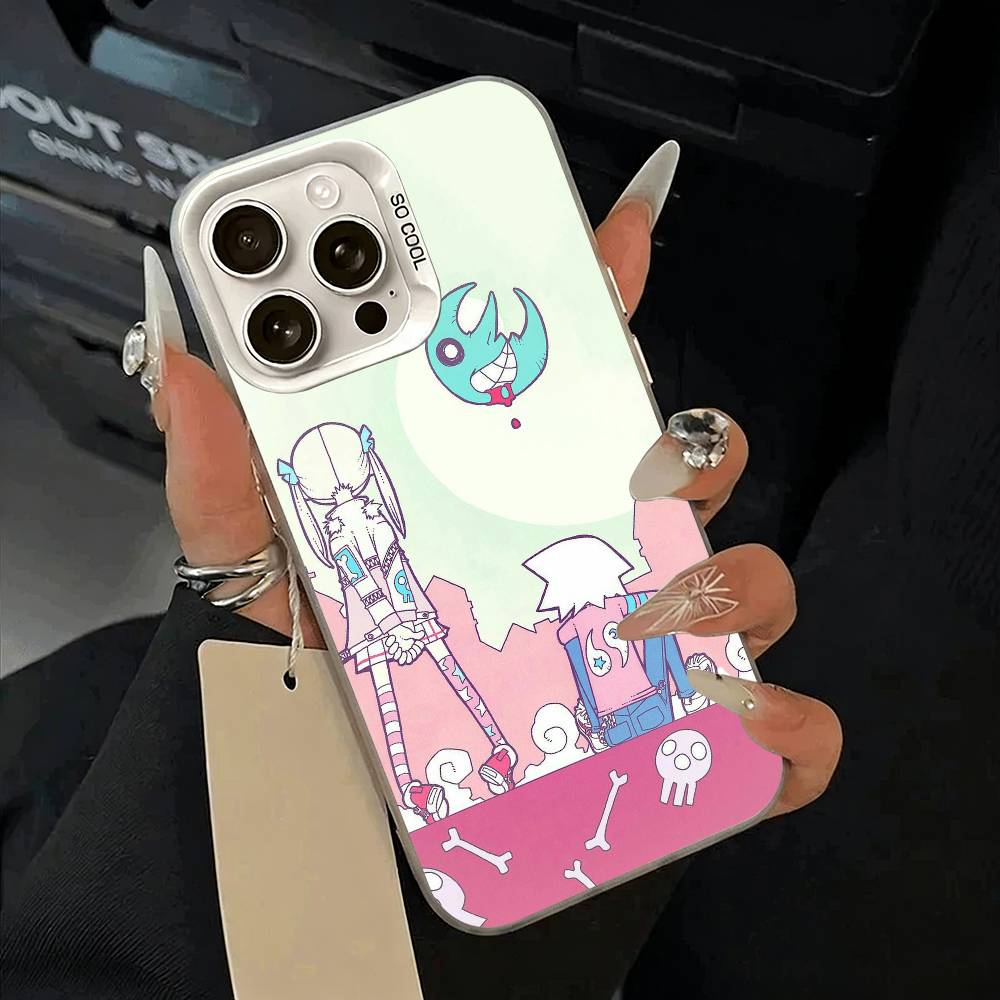

Anime-S-Soul -E-Eater Phone Case For IPhone 17 Air 16 15 14 13 12 11 Pro Max White Sliver Hard Cover iPhone17Pro