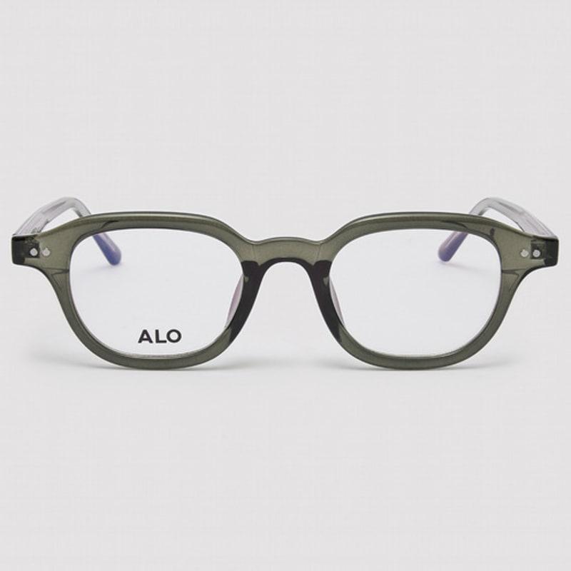

aloeyewear [Essential] AL5503 1313G Essential Square Khaki Glasses Frame with Blue Light Blocking Lenses Demo lens (basic inclusion)