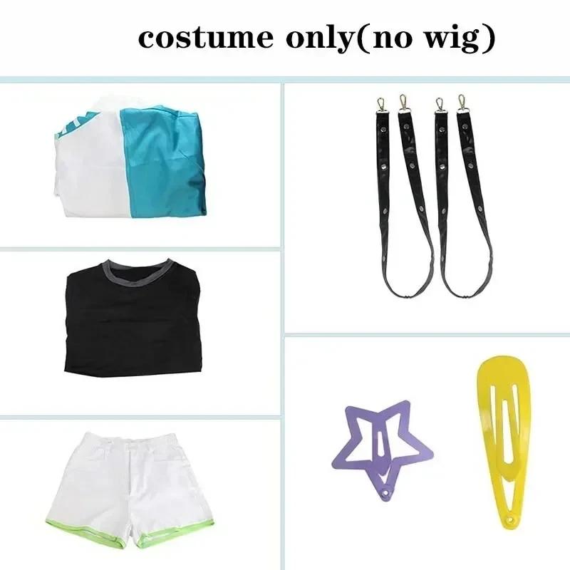 

Аниме Косплей Project Sekai Женские Наряды Шираиши Ан с Головным Убором на Хэллоуин Костюм для Косплея Шираиши Ан XS