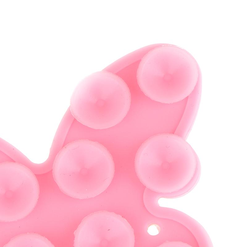 1 szt. Silikonowa podkładka w kształcie motyla do mocowania telefonu komórkowego, przyssawka z tyłu, samoprzylepna, silikonowa, stała przyssawka