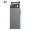 Rfid Credit Card Holder Smart Wallets Men ID Bank Cardholder Case Metal Thin Slim Pop Up Aluminium Minimalist Wallet Gift