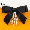 Gothic Lolita Hair Pins Halloween Skeleton Hand Bow Hairpin, Retro Skull Claw Clip for Women Statement Accessories Girls Girls, Style Decorative