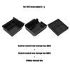 Car Central Armrest Storage Box For Tesla Model 3 / Y  2022 2023 Hidden Box Cup Holder Flocking Organizer Containersr