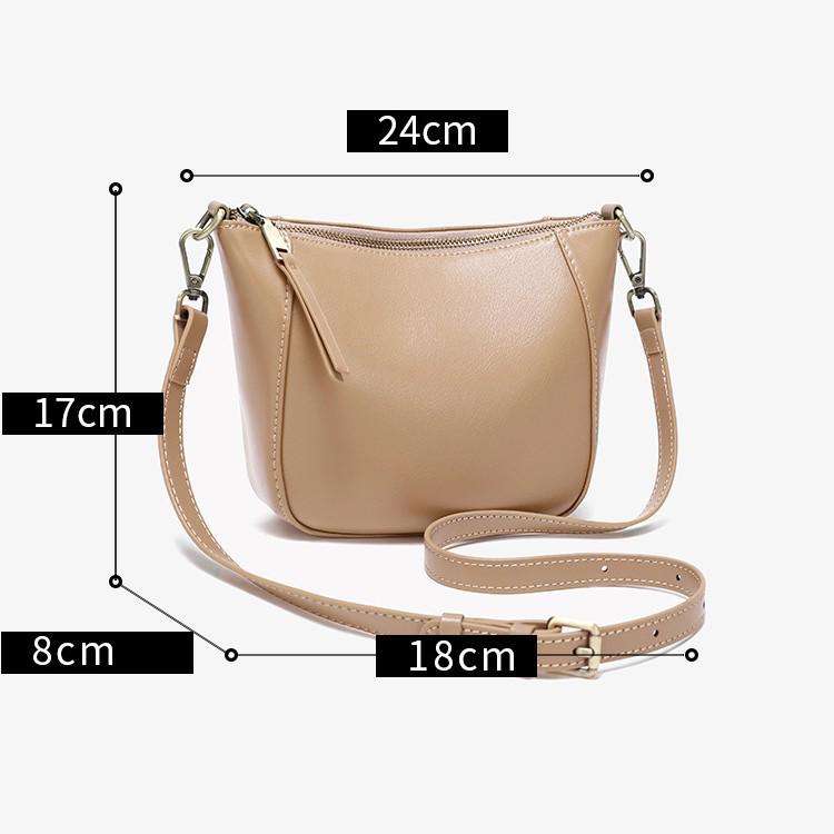 Genuine Leather Women's Small Handbag 2025: Autumn/Winter Coin Purse Versatile Fashion Shoulder Crossbody Bag