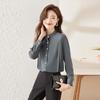 Women's New Chinese Style Stand-Collar Chiffon Shirt