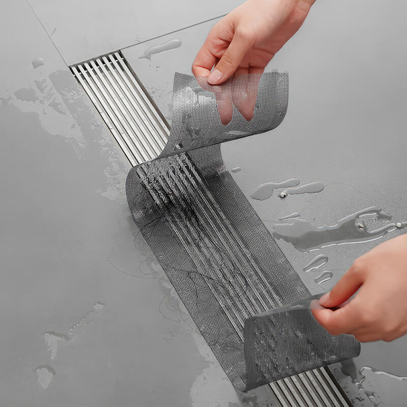 Sewer screen, drain hair filter, insect screen 70mm wide, 5m long