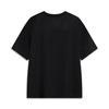 Li Ning T Shirts Men's Black Crew Neck Moderate Straight Fit AHSV813-1