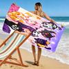 Aphmau Print Beach Towel, Large Soft Quick Dry Towel for Beach Camping Swimming