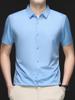 Men's Summer Ice Silk Non-Iron Short-Sleeve Business Shirt