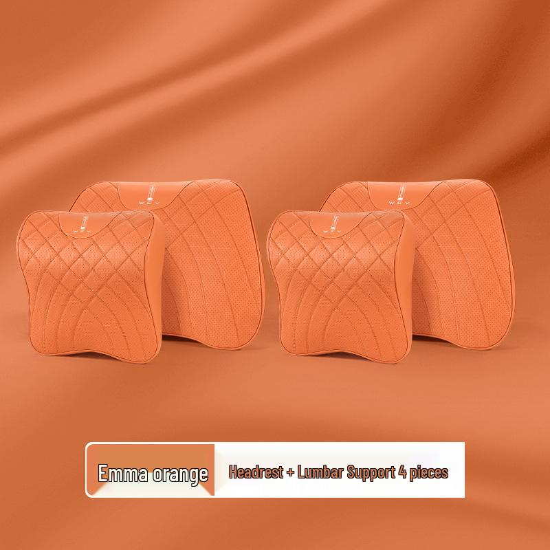 Wey Gaoshan 8: Poduszka na zagłówek i podparcie lędźwiowe do pełnego ulepszenia wnętrza samochodu