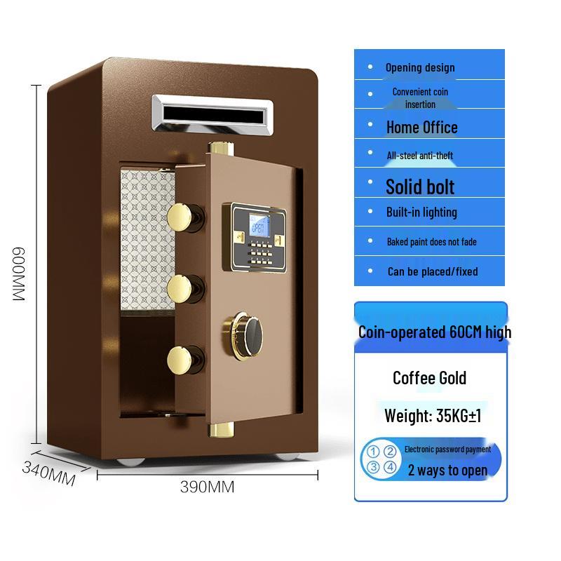 Commercial Dual-Door Password Coin Safe