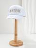 Unisex Casual Hat with Pearl Letters, Mesh & Bridal Veil for a Chic Engagement Party