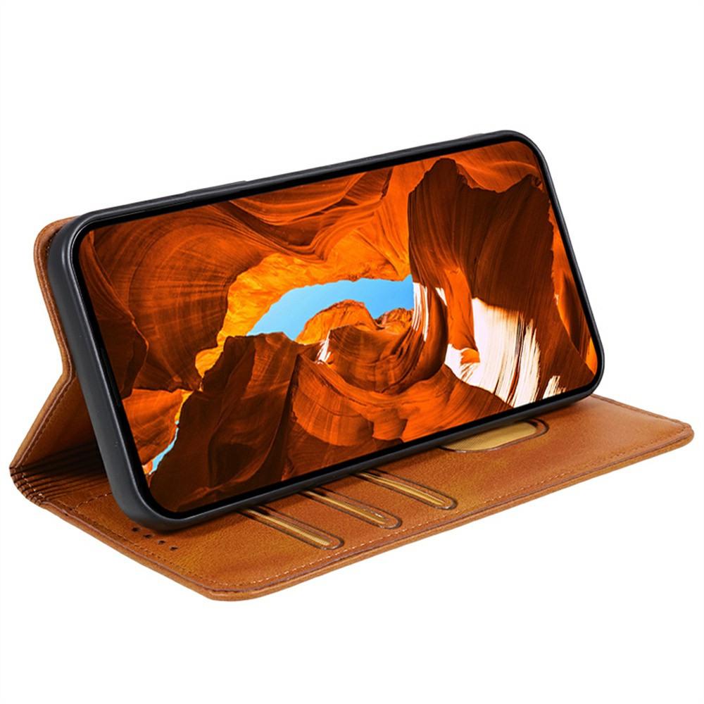 For OnePlus Ace 5 Ultra 5G/Nord 5 5G Case Strong Magnetic PU Leather Phone Cover Calf Texture