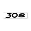 For New Peugeot 206 207 301 307 308 408 508 2008 3008 4008 5008 RCZ 1Pcs ABS Car Badge Sticker Car Body Trunk Decoration Sticker