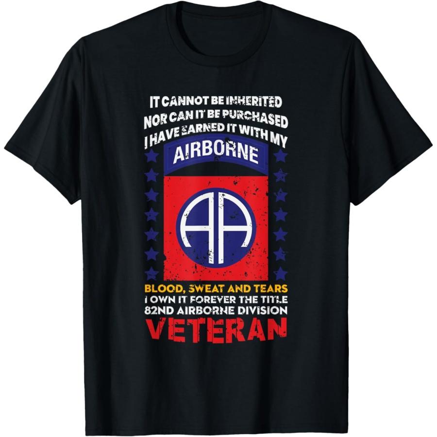 

Veteran 82nd Airborne Division USA Retired T-Shirt XXXXXL чорний