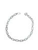 Bracciale in Argento Sterling 925 50+ nc per Donna e Uomo, Accessorio, Regalo, Fatto in Giappone, Chiusura a clip