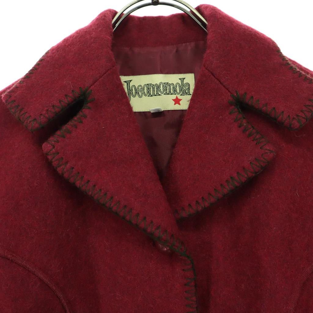Jocomomola Langarm Chester Mantel 40 Rot Damen Gebraucht