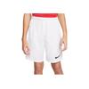 Nike Kids Small Logo Solid Casual Shorts Kids Bottoms White BV6865-100
