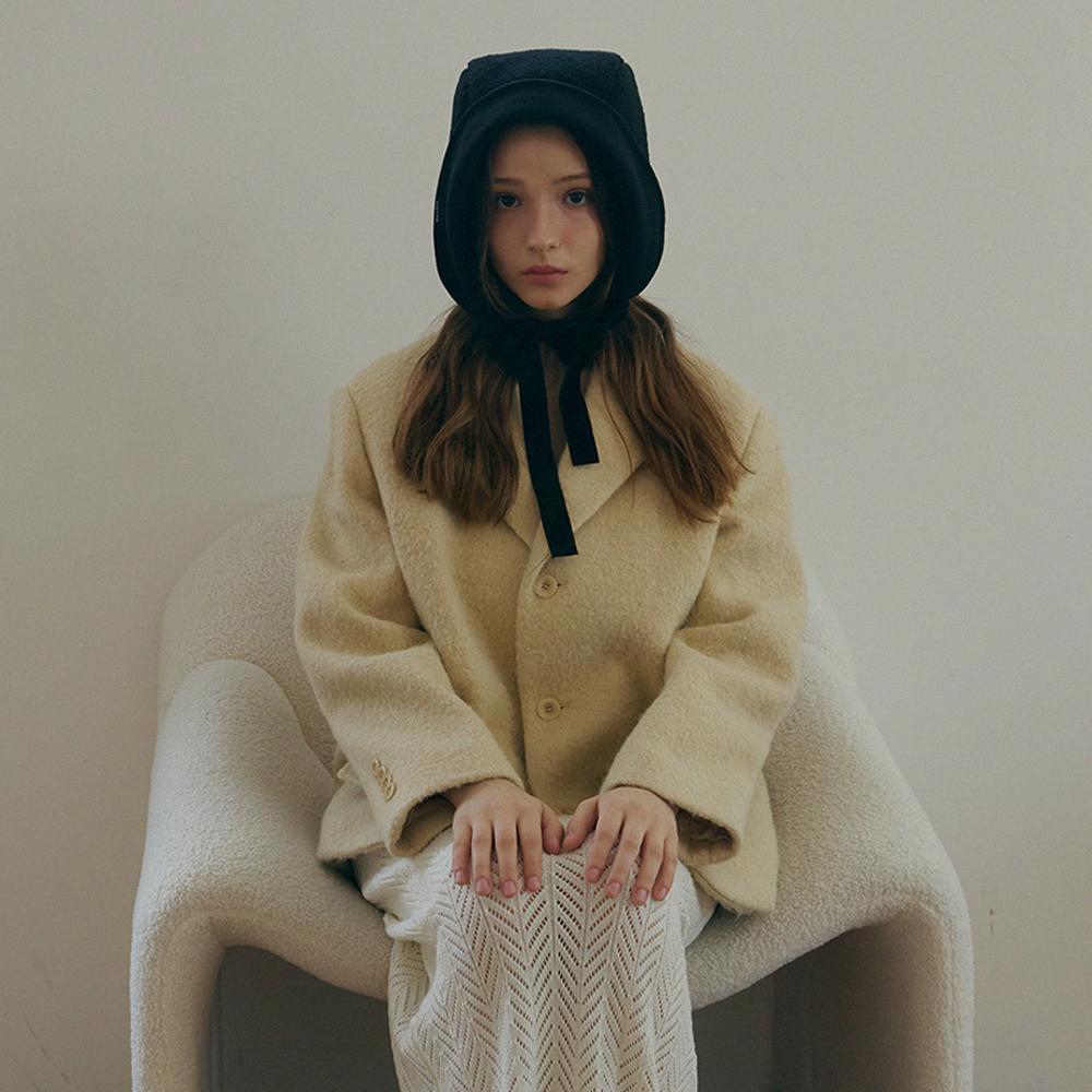 Meleuhen [Double-Sided] Herringbone Bonnet Hat_3Color
