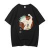 Dr. Stone Anime Ishigami Senku Graphic T-shirt Vintage Washed T Shirt Men Women Clothing 100% Cotton Short Sleeve Tees