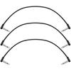 Fender/Blockchain 12" Patch Cable 3-pack Angle/Angle Fender [patch Cable Set of 3]