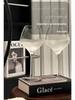 Slanted Mouth Crystal Wine Glass Set - Large, Modern, Creative Luxury Stemware