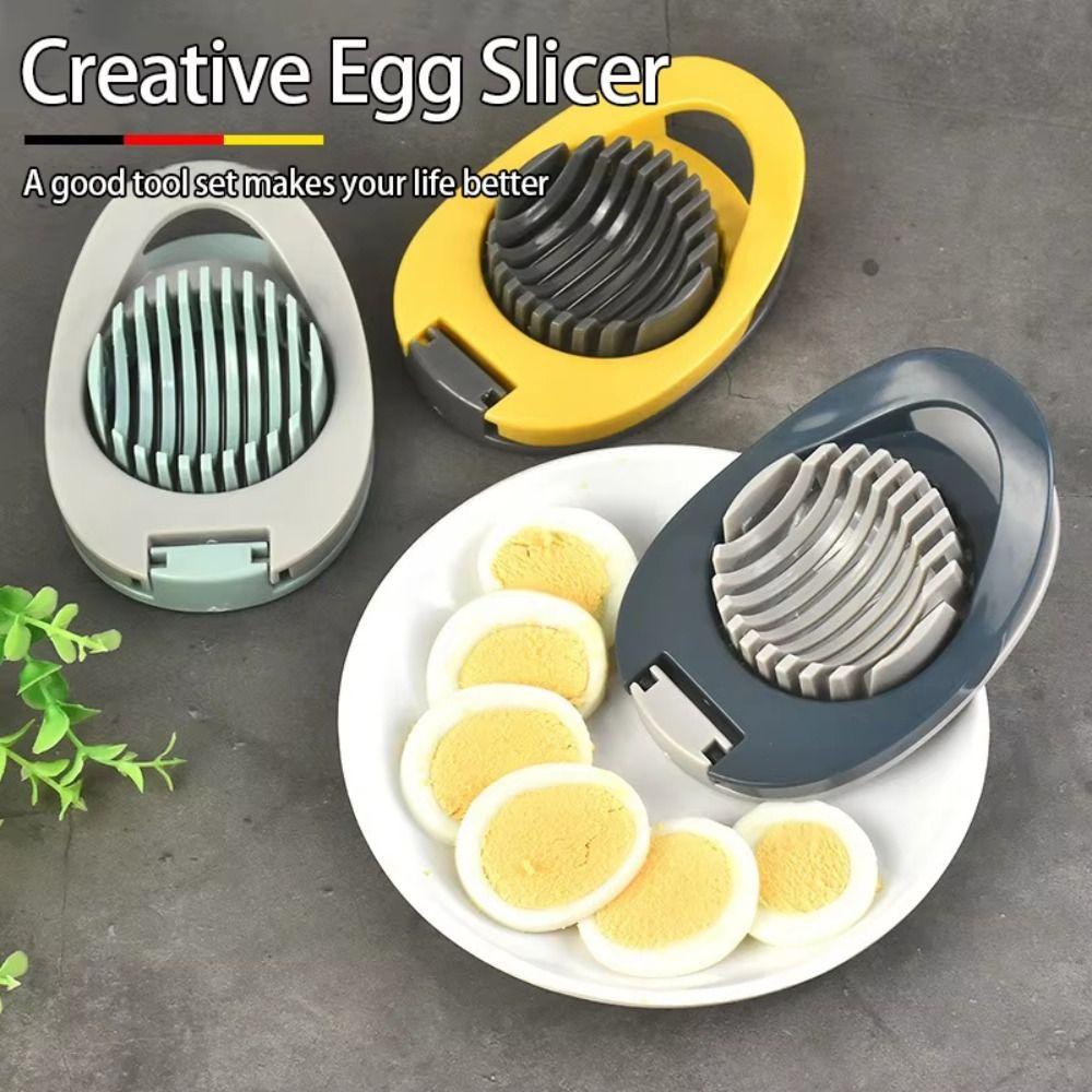 Stainless Steel Wire Boiled Egg Slicer Wide Handle Fruit Chopping Tool  Food Preparation