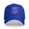 The Only Thing More Powerful Than Hate Is Love Baseball Cap Unisex-Teens Trucker Hat Sun Design Outdoor Sport Baseball Caps