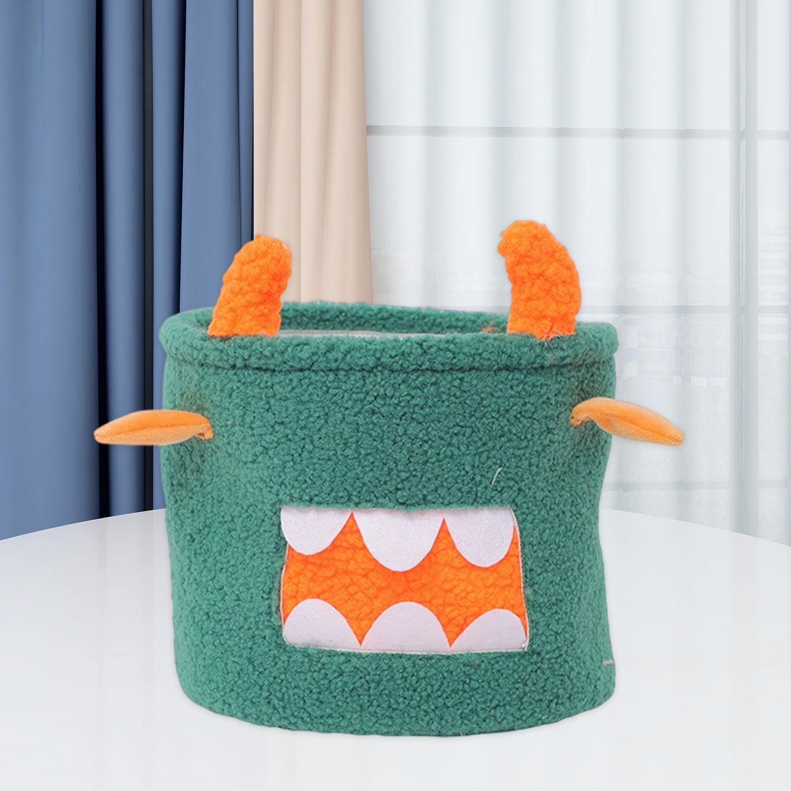 Toy Storage Basket Container Cartoon Multiuse Candy Bucket Versatile Organizer