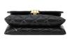 Chanel 23k 19 Hobo Lingge Leather Chain Sewing Leather Tofu Bag Handheld Shoulder Bag Women'S Black