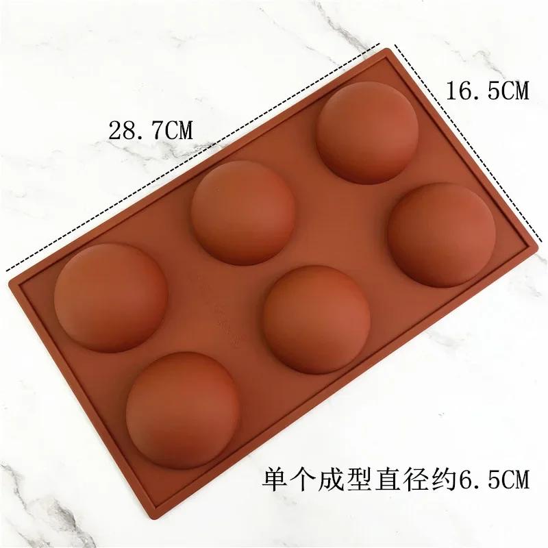 New 3D Round Half Sphere Molde  Silicone Molds for Baking DIY Baking Mold Chocolate Cake Mold Cake Decorating Tools Kitchenware