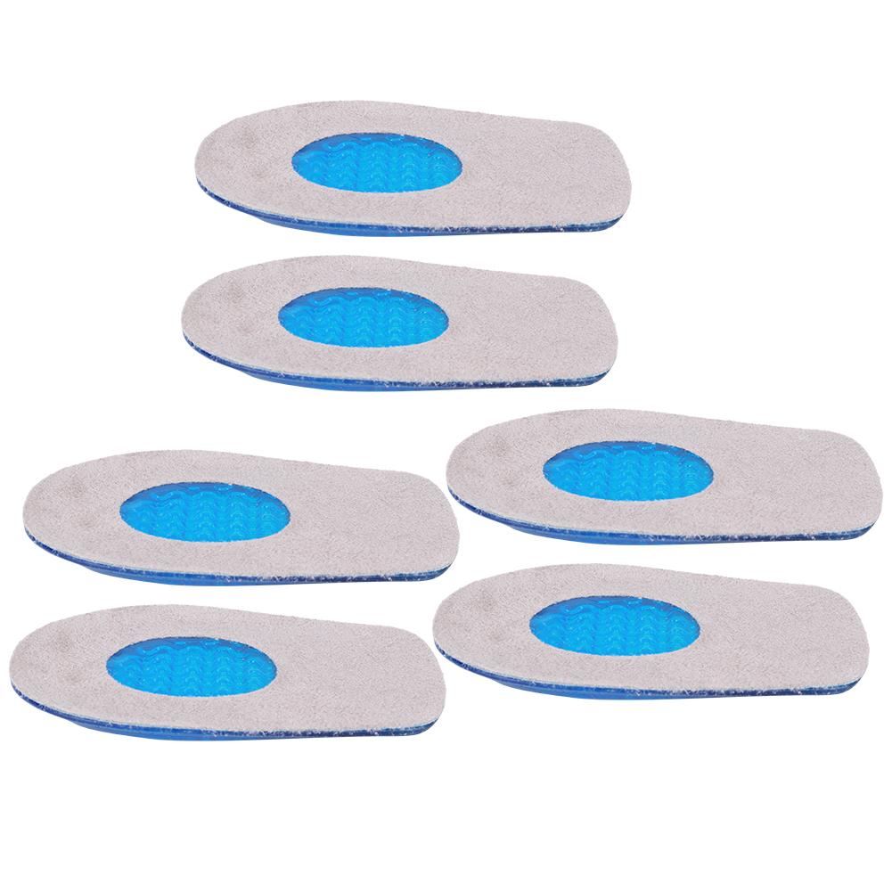 3 Paia Inserti Rialzo Tallone Solette Rialzo Scarpe Cura del Piede Cuscinetto Ammortizzante Antalgico Morbido Silicone Donna TPE Tallone