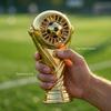 Resin Soccer Trophy Award for Sports Events and Competitions Classic Football Design Durable Construction Suitable for Display and Recognition