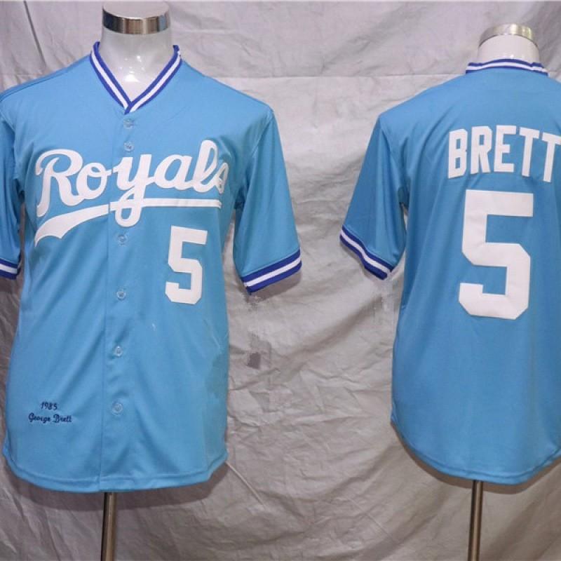 Kansas City Royals Embroidered Fan Baseball Jersey Unisex Cotton Team Apparel Sports Game Day Wear