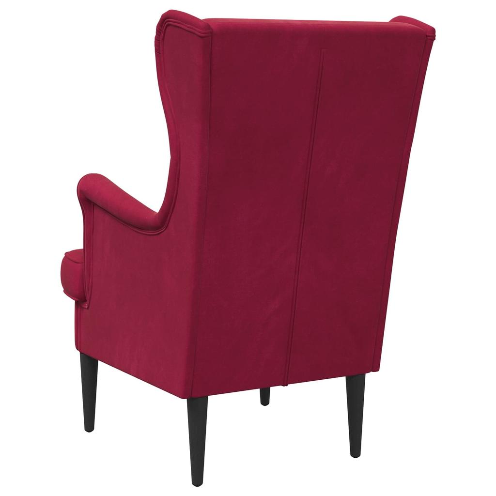Armchair Burgundy Velvet
