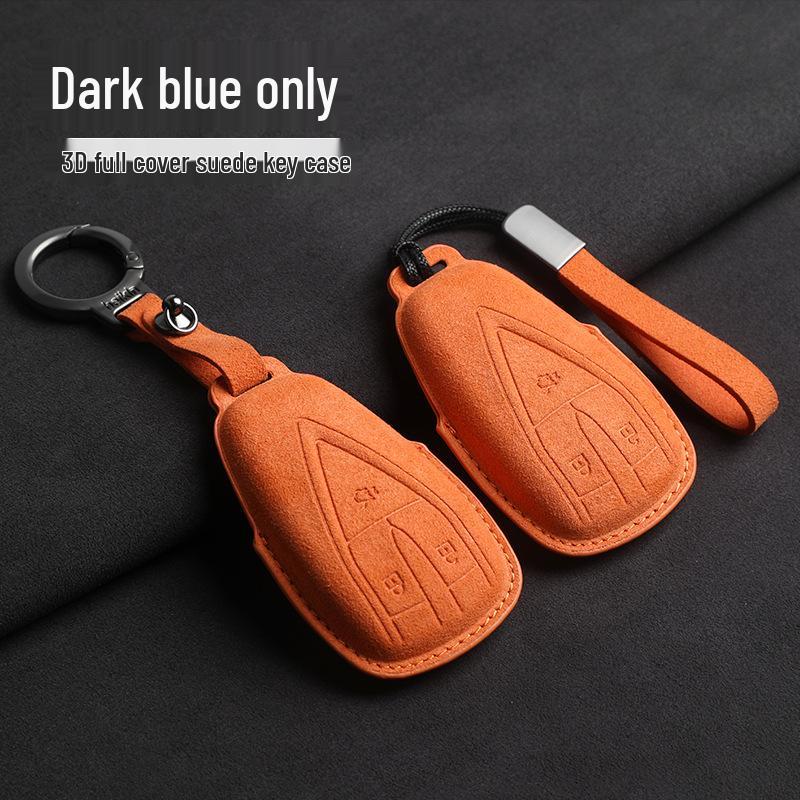 Changan SL03/S7 Key Case 2023: Suede Protective Shell with Buckle